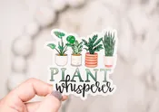 Plant Whisperer, Vinyl Sticker, 3x3 in.