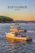 Bar Harbor Boats Postcard