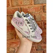 Pink Glitter  Sneakers