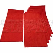 16" x 16" Microfiber Towel Red