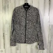 Athletic Jacket By Athleta In Black & White, Size: Xl
