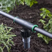 raindrip® Drip Irrigation Fittings Adaptor ¾ FPT Swivel to ½ Compression Tee 1 pack