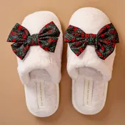 On Cloud Nine Slippers-Betty Bow A Merry Moment, Small/Medium