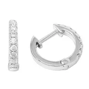 0.25ct Diamond Huggie Earrings