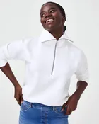 AirEssentials Half Zip Top by SPANX