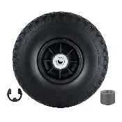 10″ Foam-Filled Wheel w/ Spacer and E-Clip