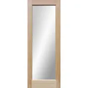 6’8″ Tall Mirror Glass Pine Interior Wood Door