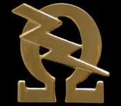 Omega Bolt Lapel Pin