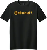 Continental Logo T-Shirt - Black Medium