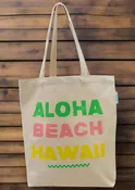 Aloha Beach Hawaii Canvas Tote Bag