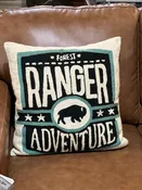 "Forest Ranger Adventure" Throw Pillow