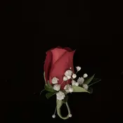 Red Rose Boutonniere