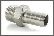 1/4" HOSE BARBED X MPT 304SS