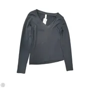 Athletic Top Long Sleeve Crewneck By Athleta In Black, Size: S