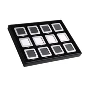 12Pcs-Metal Box with Tray