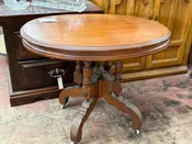 Antique Low Oval Accent Table