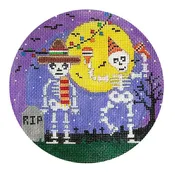 13 Days of Halloween - Two Dancing Skeletons