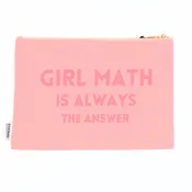 Canvas Pouch Girl Math Is Always the Answer