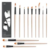 12 Pcs Professional Watercolor Paint Brush Set