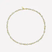 Corrine Tennis Crystal Necklace