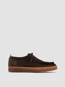 AMBRIE 003 - Brown Suede Derby Shoes