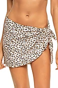 Alex Animal Print Short Pareo