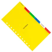 11-Hole Divider Tab Set - 6 Tabs