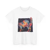 Cosmic Paws | Vibrant Galaxy Cat Art Unisex T-Shirt