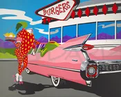Retro Meals On Wheels by Michael Godard