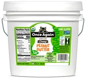 Creamy Organic Peanut Butter Bucket - Unsalted - 9 lbs