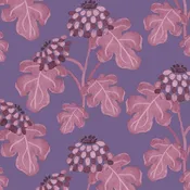 Casia Flowers Fabric - Orchid