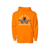 Drink Good Beer Hoodie - Orange