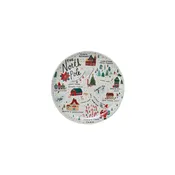 11" Round Stoneware Plate