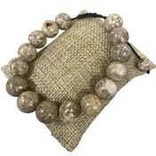 12mm Semi-Precious Stone Adjustable Bracelet
