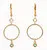 Altiplano Green Bezel Drop Earrings
