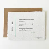 Healing : Plantable Wildflower Greeting Card