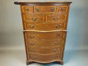 English High Boy Ten Drawer Chest on Chest