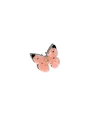 Hand-Painted Cabbage Butterfly Claw Hair Clip (Pink)