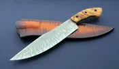 BURT FOSTER TAINTED FORGED CAMP KNIFE