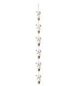 Copper Floral Cup Rain Chain – Summer Garden  Item #17081
