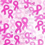 Breast Cancer Awareness Bandanna with Multi Pink Ribbons &amp; Dots - 22x22" — The Pink Ribbon Shop
