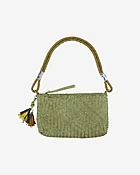 Braided leather bag