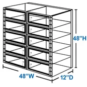 7-Inch SMT Reel Storage Desiccator – 460 Capacity