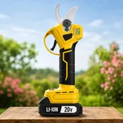 20V Cordless Electric Pruner - Brushless Battery Powered Pruning Shears for Tree Branches & Garden Trimming