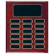 10.5X13 Rosewood Perpetual Award Plaque