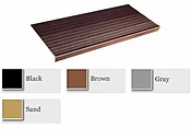 Koroseal Vinyl Rib Design Stair Treads 2340-0/400