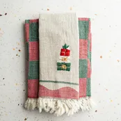 Gift Boxes Hand-Stitched Tea Towel Set