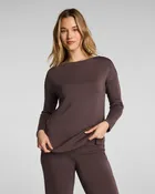SPANX AirEssentials® Boatneck Tunic | Dark Cacao