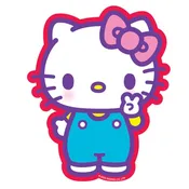 HELLO KITTY PEACE SIGN VINYL