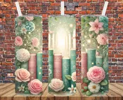 Book Lover - Tumbler Wrap Transfer